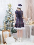 画像13: SALE!【サンタコス 4点セット】【S-Lサイズ/2カラー】サイドリボンツイードサンタコスプレ[YMT] (13)