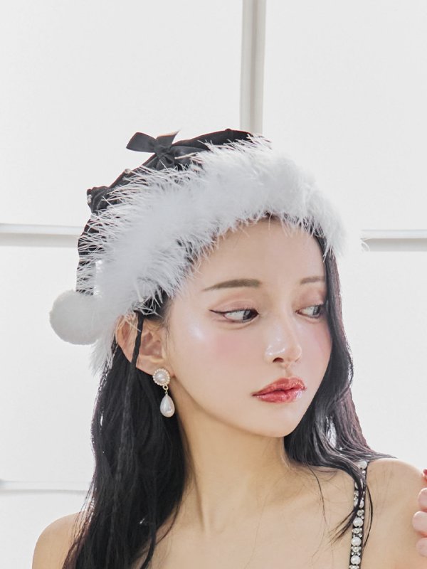 画像35: 【ノベルティ対象】【即日発送！】【サンタコス 3点セット】【XS-XLサイズ/2カラー】キルティングリボン袖付きタイトサンタ[YMT] (35)