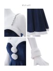 画像31: 【即日発送！】【サンタコス 4点セット】【S-Lサイズ/2カラー】ポンチョ付きフレアサンタコスプレ[YMT] (31)