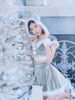 画像11: 【即日発送】【サンタコス 5点セット】【XS-XLサイズ/4カラー】セットアップバニーフレアサンタ[YMT] (11)