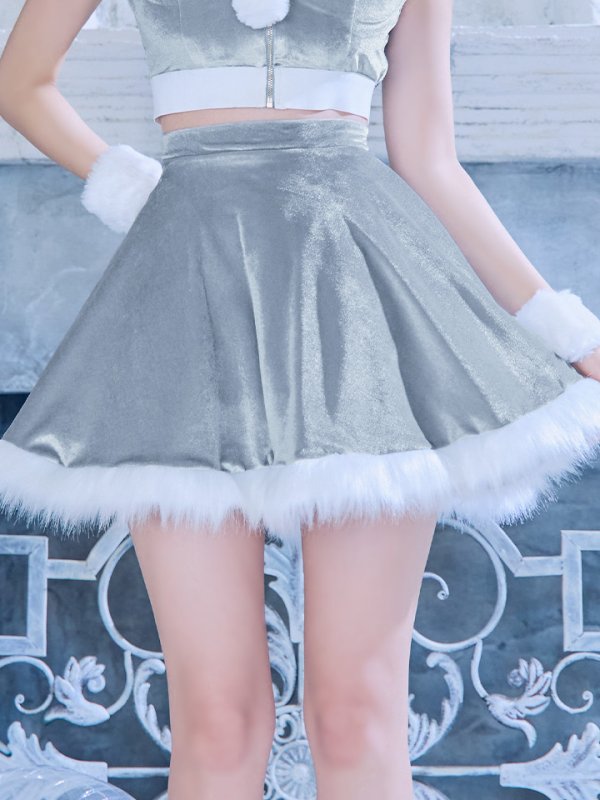 画像23: 【即日発送】【サンタコス 5点セット】【XS-XLサイズ/4カラー】セットアップバニーフレアサンタ[OF04] (23)