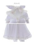 画像33: 【即日発送】【サンタコス 5点セット】【XS-XLサイズ/4カラー】セットアップバニーフレアサンタ[YMT] (33)
