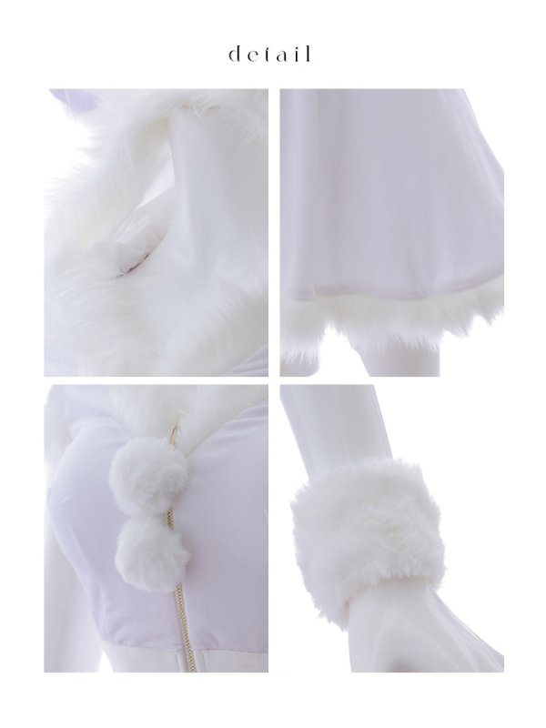 画像36: 【即日発送】【サンタコス 5点セット】【XS-XLサイズ/4カラー】セットアップバニーフレアサンタ[OF03] (36)