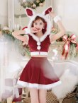 画像13: 【即日発送】【サンタコス 5点セット】【XS-XLサイズ/4カラー】セットアップバニーフレアサンタ[YMT] (13)