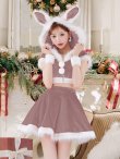 画像6: 【即日発送】【サンタコス 5点セット】【XS-XLサイズ/4カラー】セットアップバニーフレアサンタ[YMT] (6)