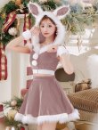 画像7: 【即日発送】【サンタコス 5点セット】【XS-XLサイズ/4カラー】セットアップバニーフレアサンタ[YMT] (7)