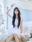 画像25: 【即日発送】【サンタコス 5点セット】【XS-XLサイズ/4カラー】セットアップバニーフレアサンタ[YMT] (25)