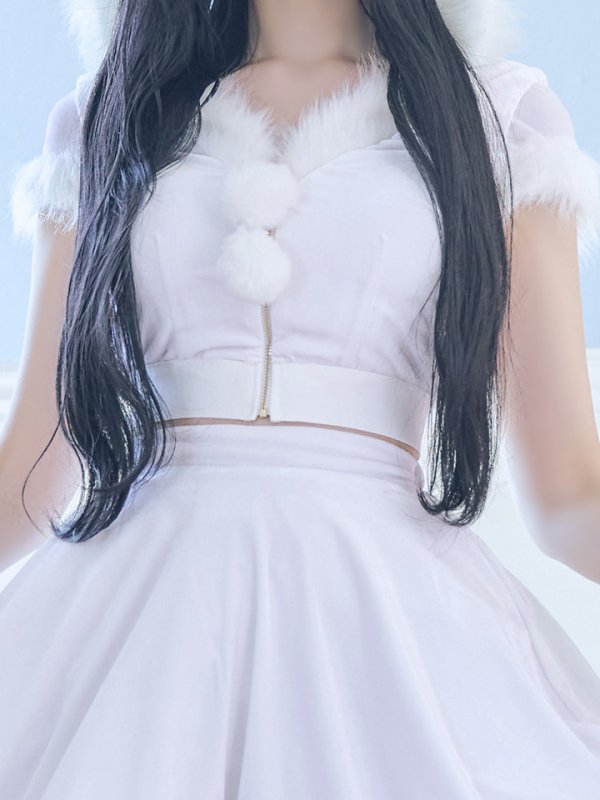 画像11: 【即日発送】【サンタコス 5点セット】【XS-XLサイズ/4カラー】セットアップバニーフレアサンタ[OF03] (11)