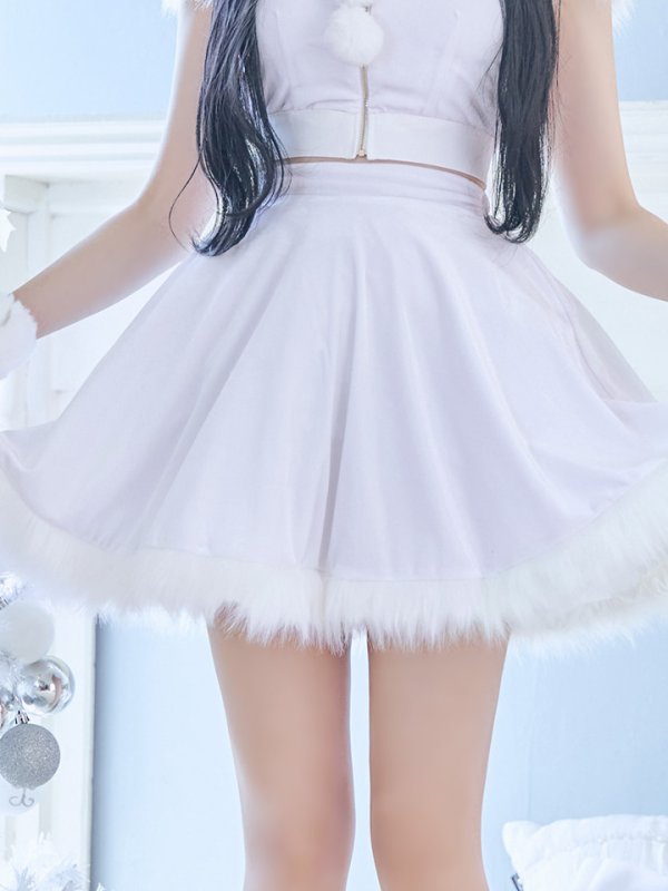 画像12: 【即日発送】【サンタコス 5点セット】【XS-XLサイズ/4カラー】セットアップバニーフレアサンタ[OF03] (12)