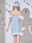 画像5: 【即日発送！】【サンタコス 5点セット】【XS-Mサイズ/1カラー】セットアップツイードサンタコスプレ[YMT] (5)