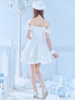 画像7: 【即日発送！】【サンタコス 5点セット】【XS-XLサイズ/3カラー】ケープ付きフレアサンタコスプレ[YMT] (7)