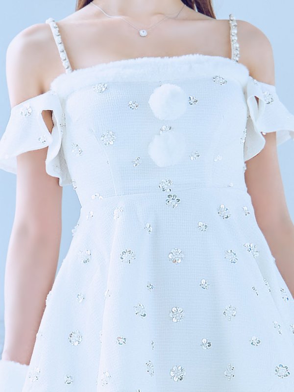 画像9: 【即日発送！】【サンタコス 5点セット】【XS-XLサイズ/3カラー】ケープ付きフレアサンタコスプレ[OF04] (9)