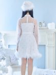 画像15: 【即日発送！】【サンタコス 4点セット】【XS-XLサイズ/2カラー】チュールロングスリーブハイネックサンタ[YMT] (15)