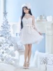 画像9: 【即日発送！】【サンタコス 4点セット】【XS-XLサイズ/2カラー】チュールロングスリーブハイネックサンタ[YMT] (9)
