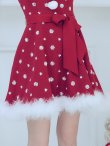 画像24: 【即日発送！】【サンタコス 4点セット】【XS-XLサイズ/2カラー】チュールロングスリーブハイネックサンタ[YMT] (24)