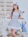 画像12: 【即日発送！】【サンタコス 5点セット】【S-Lサイズ/1カラー】セットアップリボンサンタコスプレ[YMT] (12)