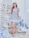 画像4: 【即日発送！】【サンタコス 5点セット】【S-Lサイズ/1カラー】セットアップリボンサンタコスプレ[YMT] (4)