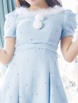 画像9: 【即日発送！】【サンタコス 4点セット】【XS-XLサイズ/3カラー】ツイードビジュープリーツスカートサンタコスプレ[YMT] (9)