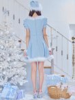 画像13: 【即日発送！】【サンタコス 4点セット】【XS-XLサイズ/3カラー】ツイードビジュープリーツスカートサンタコスプレ[YMT] (13)