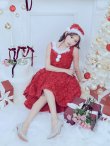 画像19: 【即日発送！】【サンタコス 4点セット】【S-Mサイズ/2カラー】立体ローズショートインスカートサンタコスプレ[YMT] (19)
