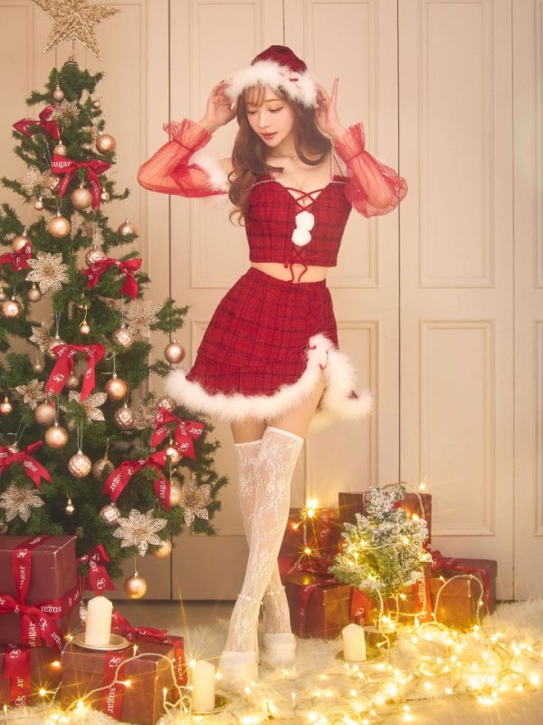 モデル:真優川咲　身長:159cm　着用サイズ:Sサイズ