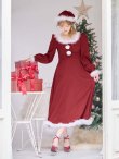 画像16: 【ノベルティ対象】【即日発送】【サンタコス 4点セット】【S-Lサイズ/2カラー】バックリボンフレアワンピースサンタコスプレ[OF01] (16)