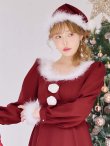 画像17: 【ノベルティ対象】【即日発送】【サンタコス 4点セット】【S-Lサイズ/2カラー】バックリボンフレアワンピースサンタコスプレ[OF01] (17)
