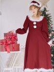 画像18: 【ノベルティ対象】【即日発送】【サンタコス 4点セット】【S-Lサイズ/2カラー】バックリボンフレアワンピースサンタコスプレ[OF01] (18)