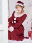 画像23: 【ノベルティ対象】【即日発送】【サンタコス 4点セット】【S-Lサイズ/2カラー】バックリボンフレアワンピースサンタコスプレ[OF01] (23)