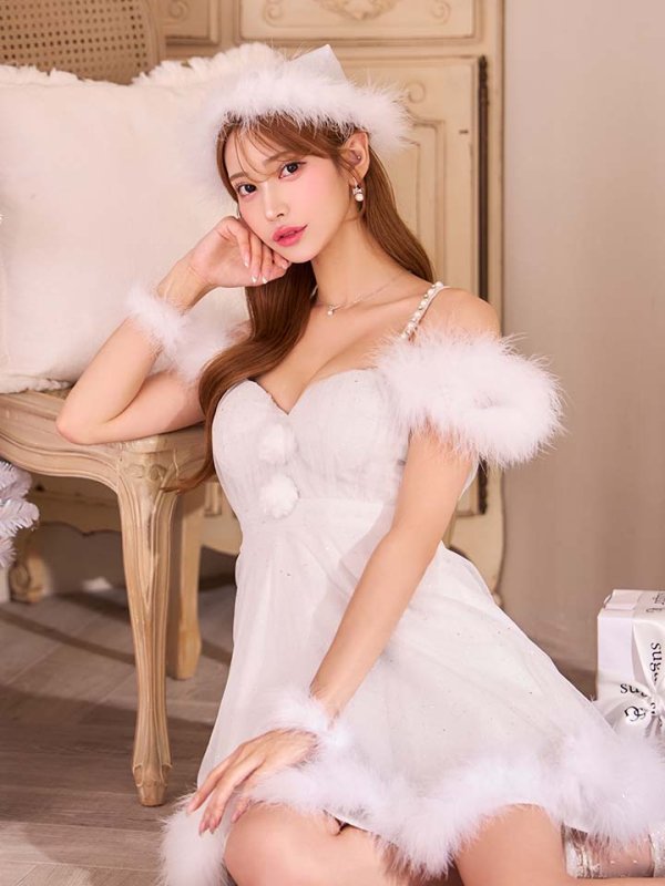 画像18: 【サンタSALE!!】【即日発送！】【サンタコス 4点セット】【S-Lサイズ/3カラー】フレアチュールサンタコスプレ[HC03] (18)