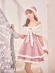 画像20: 【即日発送！】【サンタコス 5点セット】【XS-XLサイズ/4カラー】ケープ付きフレアサンタコスプレ[HC03] (20)