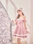 画像22: 【即日発送！】【サンタコス 5点セット】【XS-XLサイズ/4カラー】ケープ付きフレアサンタコスプレ[HC03] (22)