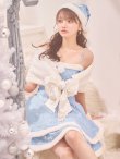 画像31: 【即日発送！】【サンタコス 5点セット】【XS-XLサイズ/4カラー】ケープ付きフレアサンタコスプレ[HC03] (31)