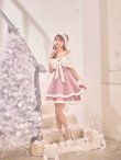 画像16: 【即日発送！】【サンタコス 5点セット】【XS-XLサイズ/4カラー】ケープ付きフレアサンタコスプレ[HC03] (16)