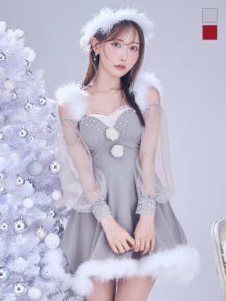 青・ブルー サンタコスプレ 通販 - キャバドレス専門店 sugar (シュガー)