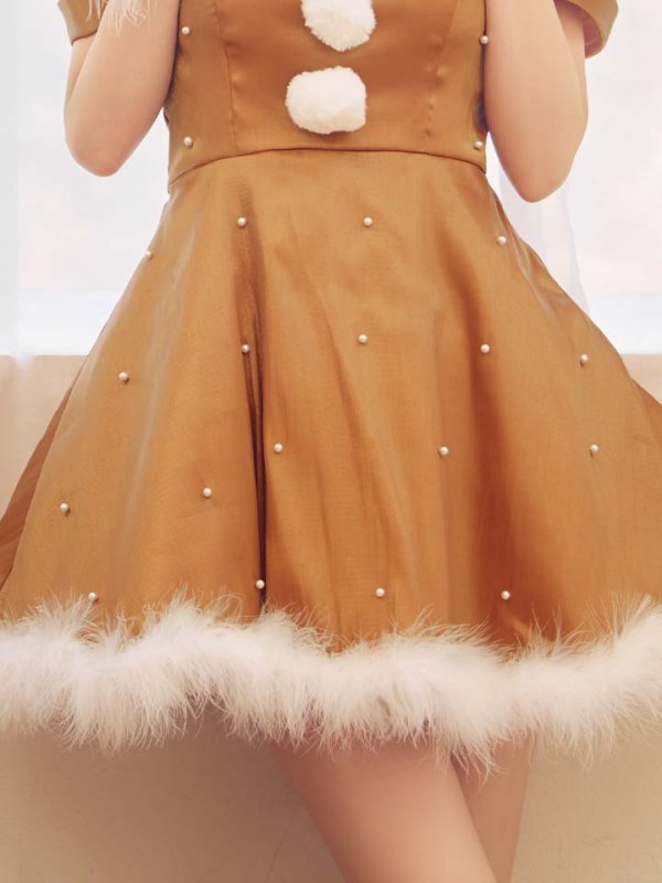 モデル:吉木千沙都 身長:158cm 着用サイズ:Sサイズ