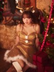 ブラウン　モデル：三上悠亜　身長：159cm　着用サイズ：Sサイズ