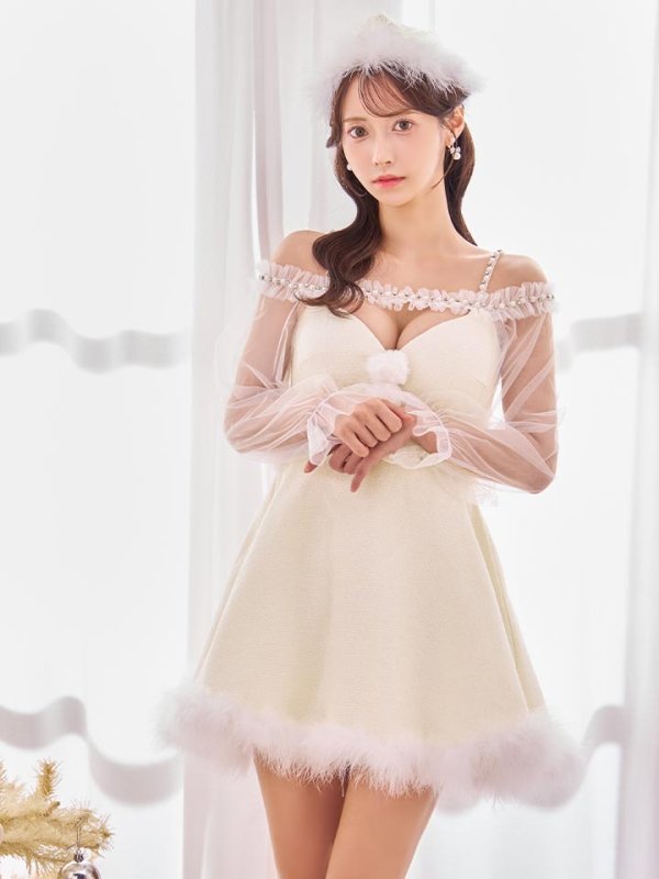 モデル:にじほ 身長:160cm　着用サイズ:Sサイズ