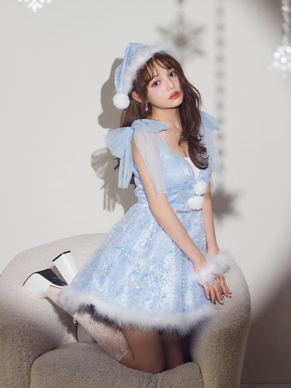 モデル:ちぃぽぽ 身長:158cm 着用サイズ:Sサイズ