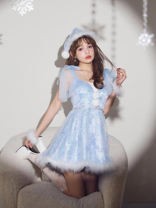 モデル:ちぃぽぽ 身長:158cm 着用サイズ:Sサイズ