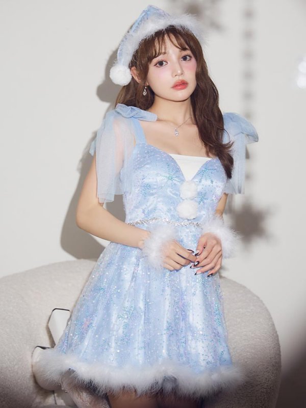 モデル:ちぃぽぽ 身長:158cm 着用サイズ:Sサイズ