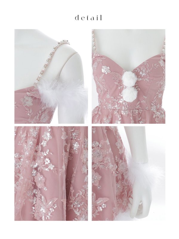 画像22: 【即日発送】【サンタ】レースファーオフショルサンタコスプレ【コスプレ4点セット】【XS-Mサイズ/1カラー】[OF03] (22)