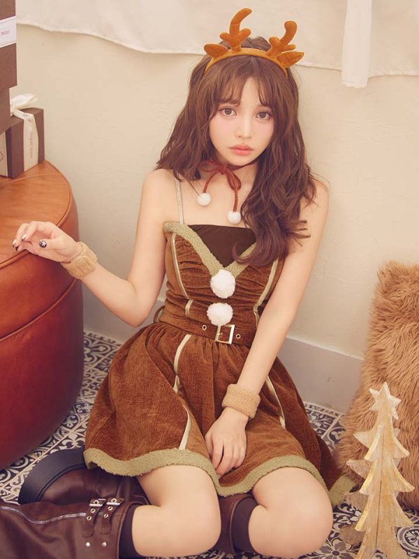 ボアセットアップベルトトナカイコスプレ