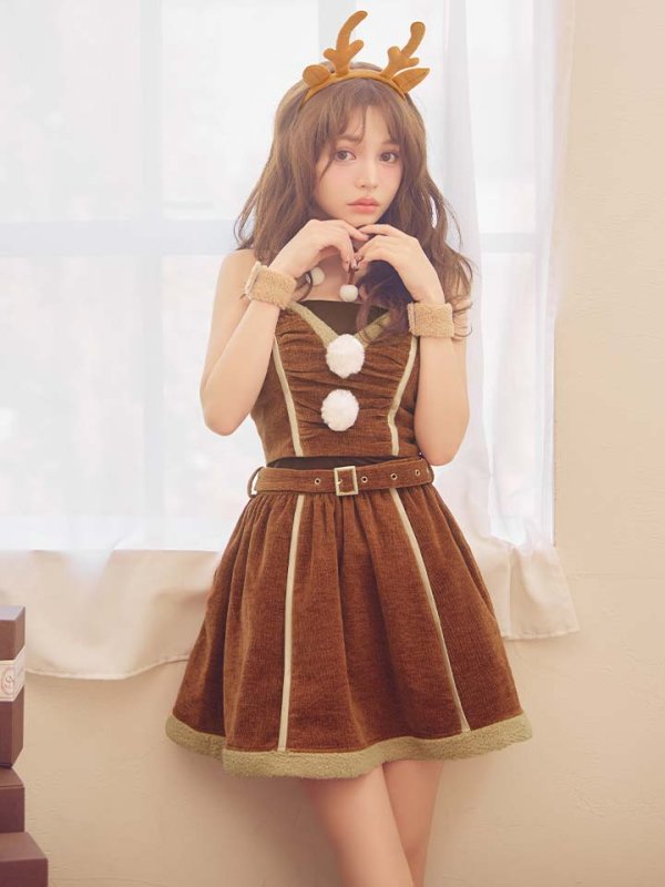 "モデル:吉木千沙都 身長:158cm　着用サイズ:Sサイズ