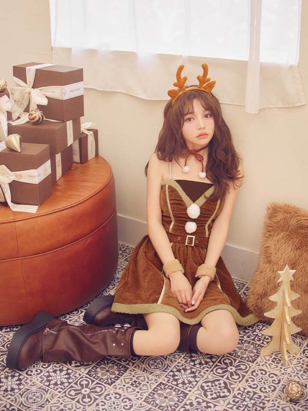 "モデル:吉木千沙都 身長:158cm　着用サイズ:Sサイズ