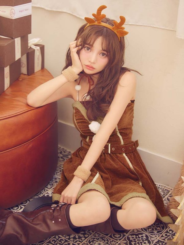 "モデル:吉木千沙都 身長:158cm　着用サイズ:Sサイズ