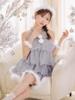 画像22: 【即日発送】【サンタ】アメスリフリルホルターネックサンタコスプレ【コスプレ4点セット】【XS-Lサイズ/2カラー】[OF04] (22)