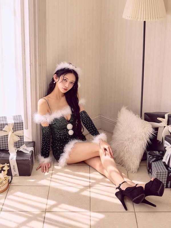 モデル:まおちゃる　身長:160cm　着用サイズ:Sサイズ