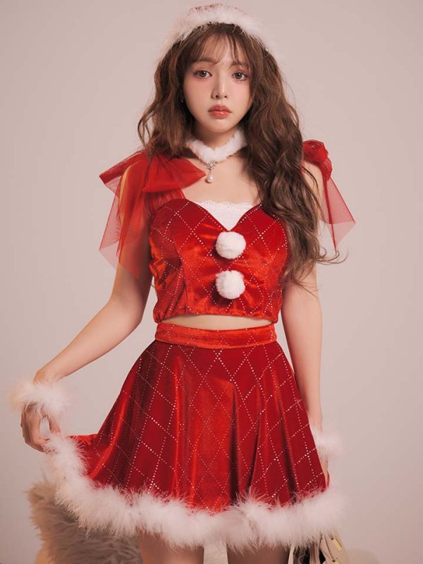 モデル：吉木千沙都（ちぃぽぽ）身長：158cm 着用サイズ：Sサイ