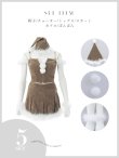 画像31: 【即日発送】【サンタ】ファーショルダーシースルーフレアサンタコスプレ【コスプレ5点セット】【XS-XLサイズ/2カラー】[OF04] (31)